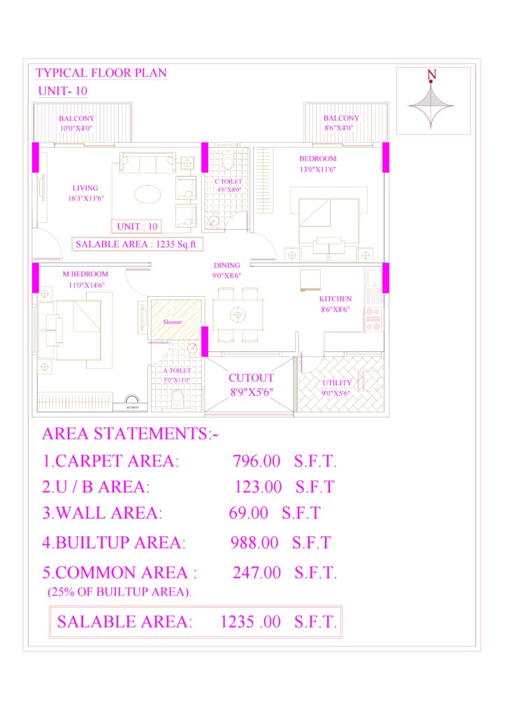 United Dreams Floor Plans | Whitefield, Bangalore