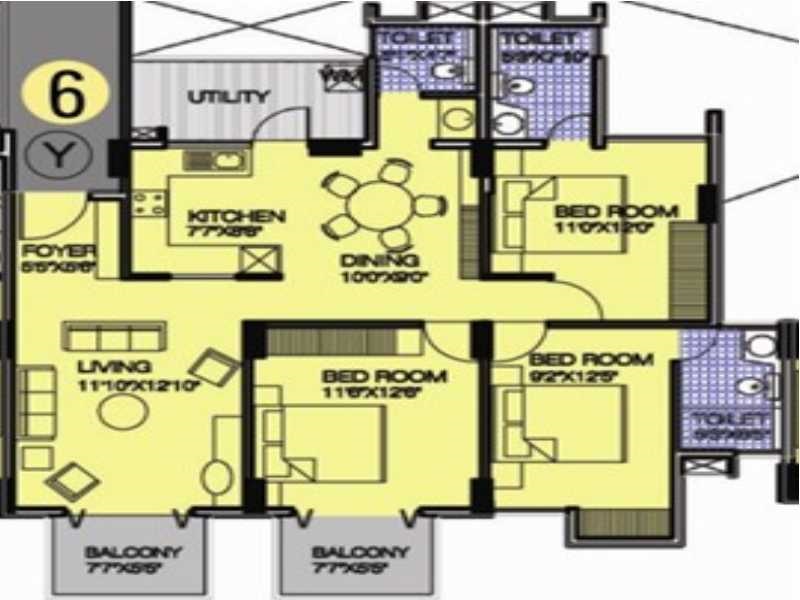 Alpine Pyramid Floor Plans sahakara Nagar, Bangalore
