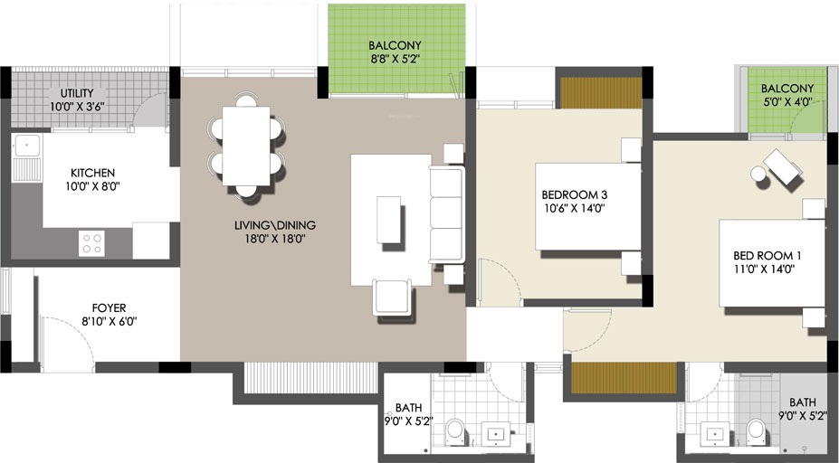 Spectra Raintree at Hennur Road, Bangalore by Spectra Constructions