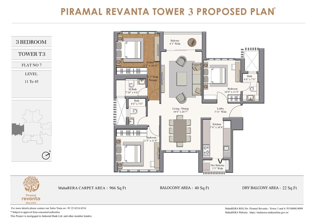 Piramal Revanta Floor Plans Mulund, Mumbai