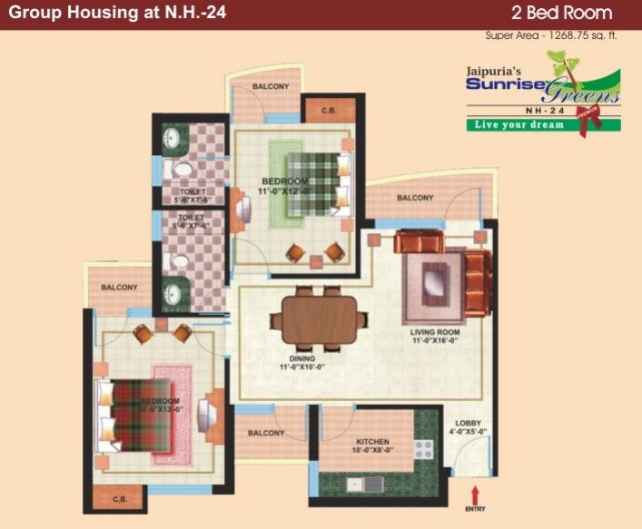 Jaipurias Sunrise Greens Premium at NH 24, Ghaziabad by Jaipuria Group