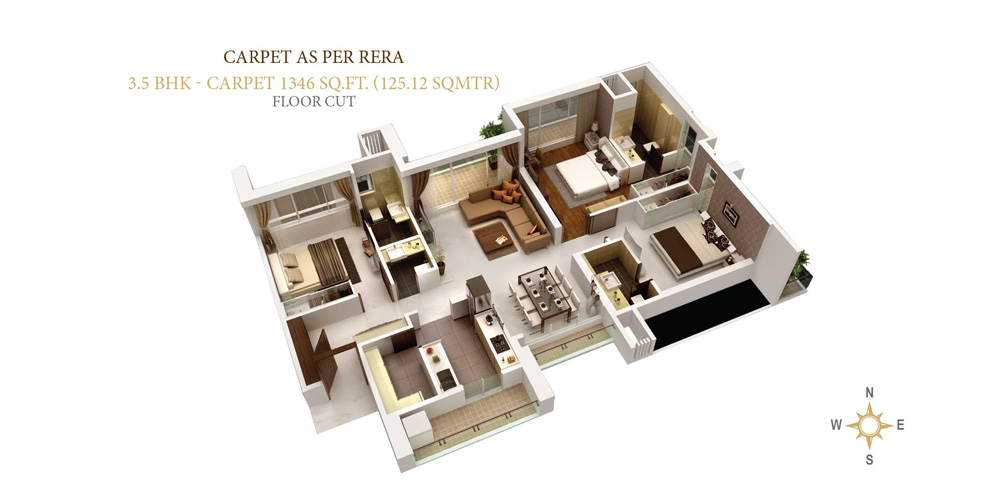 Sangam The Luxor Floor Plans Goregaon West, Mumbai