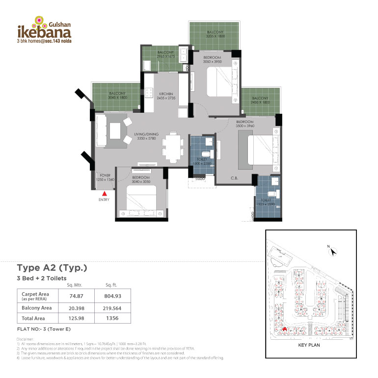 Gulshan Ikebana Floor Plans Sector 143, Noida