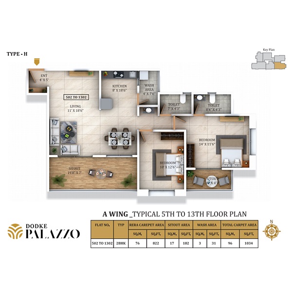 Dodke Palazzo Floor Plans Kothrud, Pune