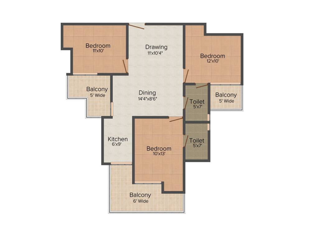 Galaxy Vega Floor Plans Techzone 4, Greater Noida