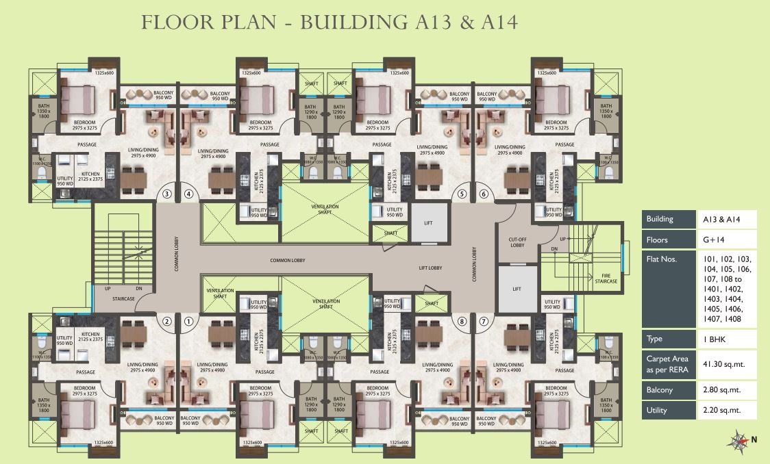 Kumar Megapolis Saffron Floor Plans Hinjewadi, Pune