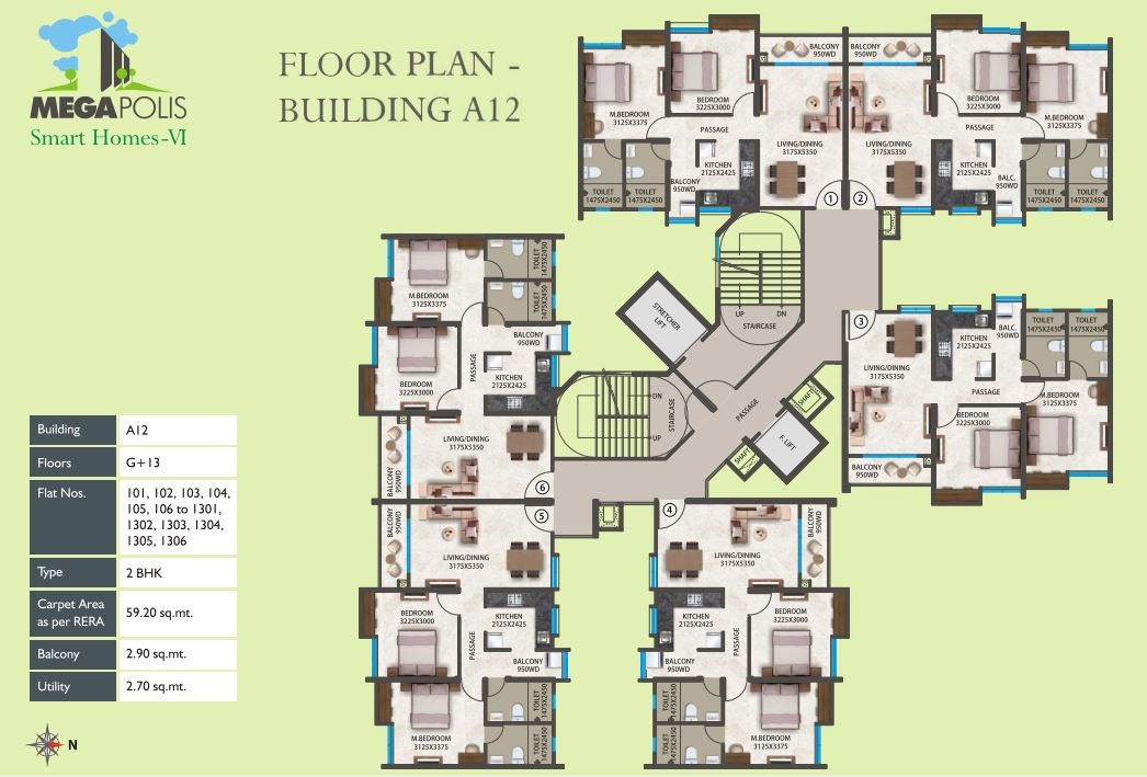Kumar Megapolis Saffron Floor Plans Hinjewadi, Pune