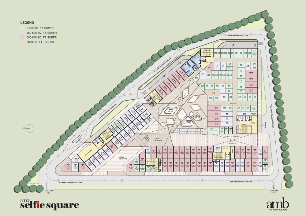 AMB Selfie Square Floor Plans Sector 37D, Gurgaon