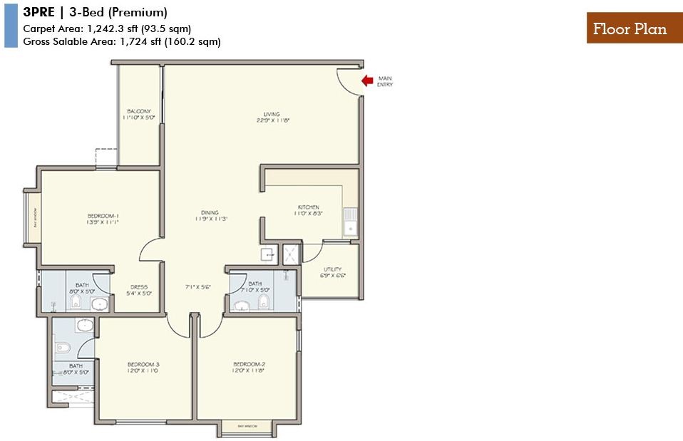 Divyasree Republic of Whitefield Floor Plans Whitefield, Bangalore