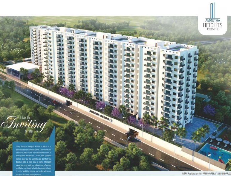 Amrutha Heights Phase 2 at Whitefield, Bangalore by Amrutha Shelters