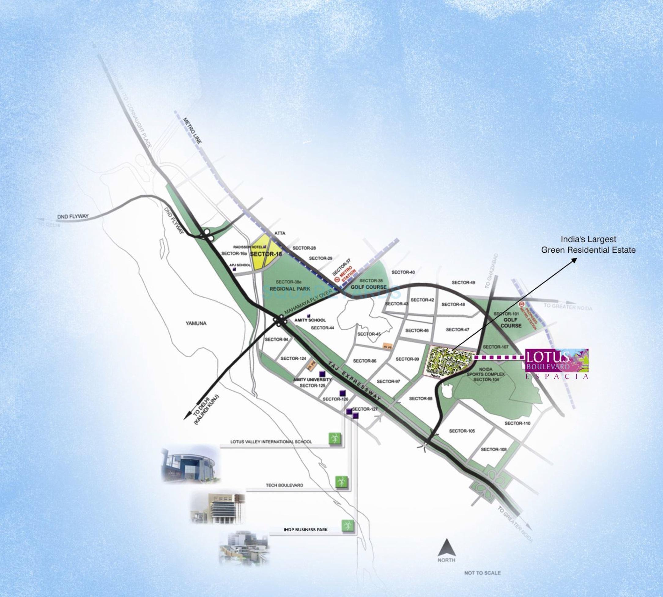 3c Lotus Boulevard Espacia Location Map