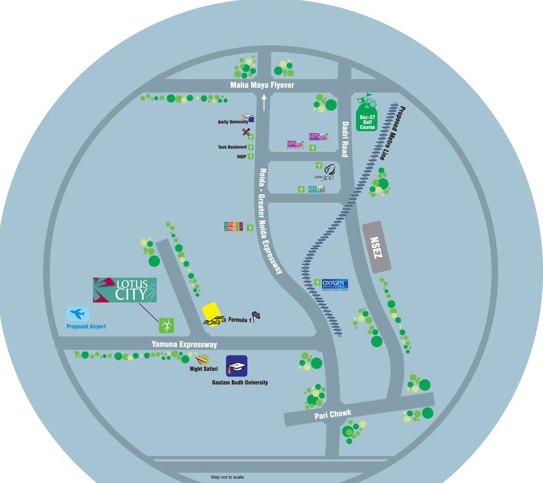 3c Lotus City Location Map