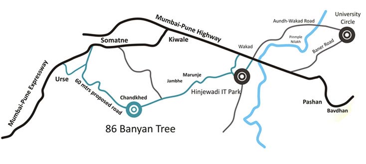 86 Banyan Tree Location Map