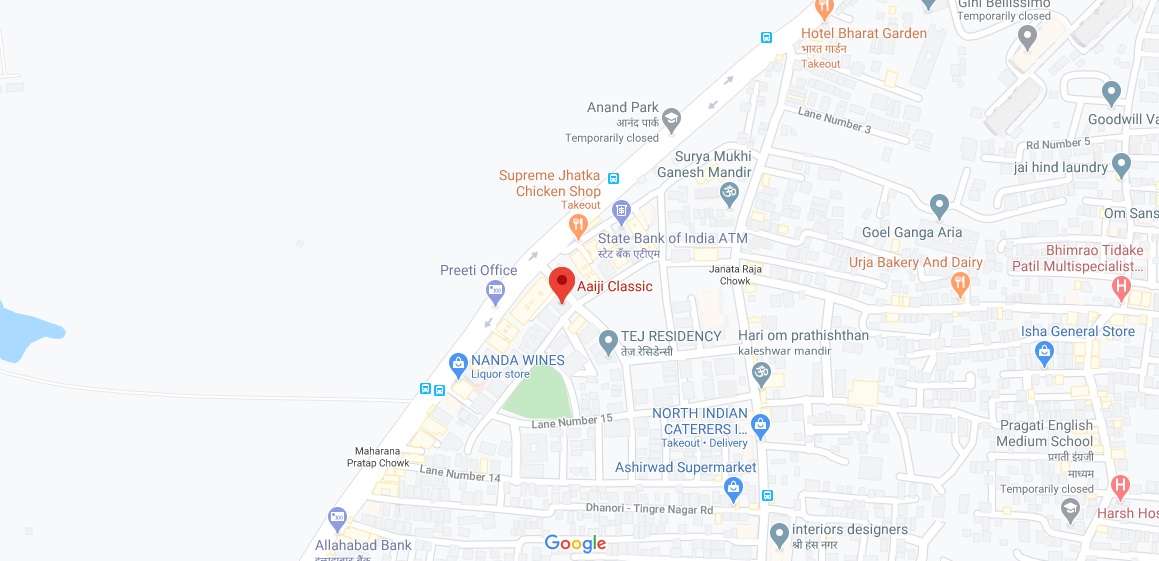 Aaiji Classic Location Map