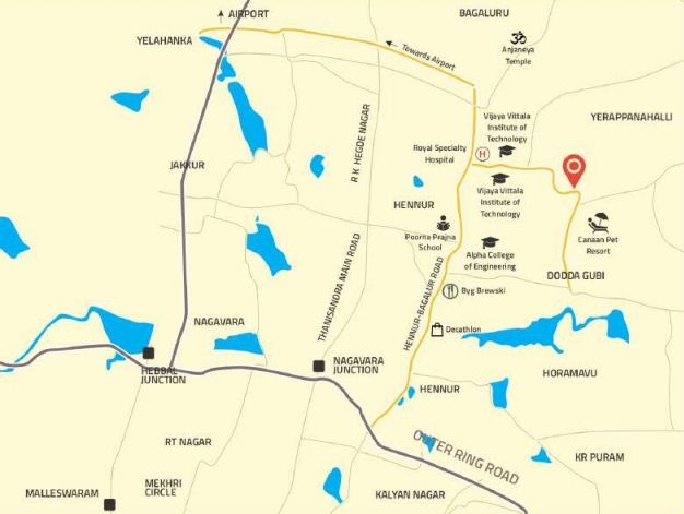 Aaptha Landmark Location Map