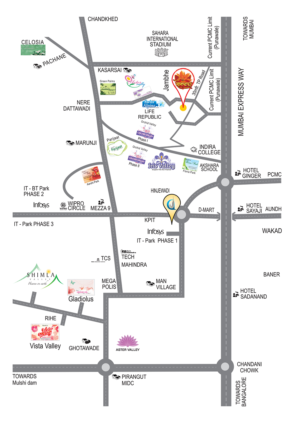 Aarohi Sonchapha Location Map