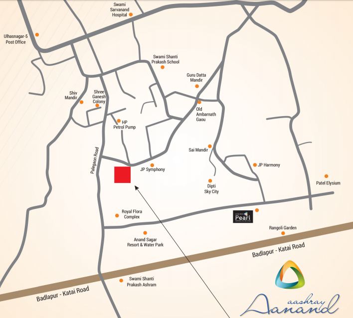 Aashray Aanand Location Map