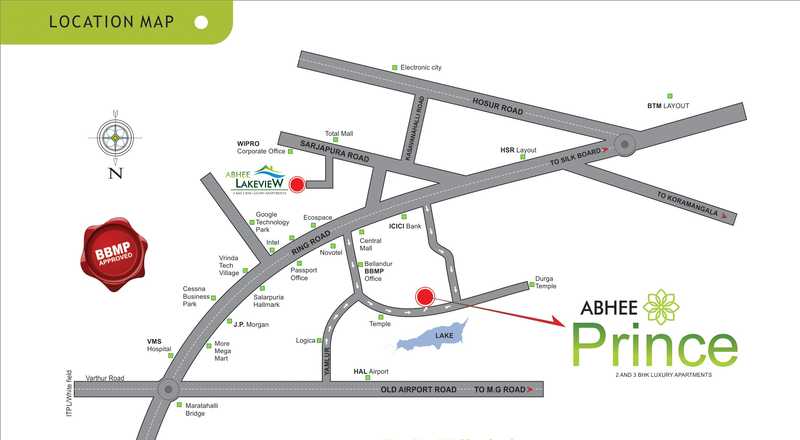 Abhee Prince Location Map