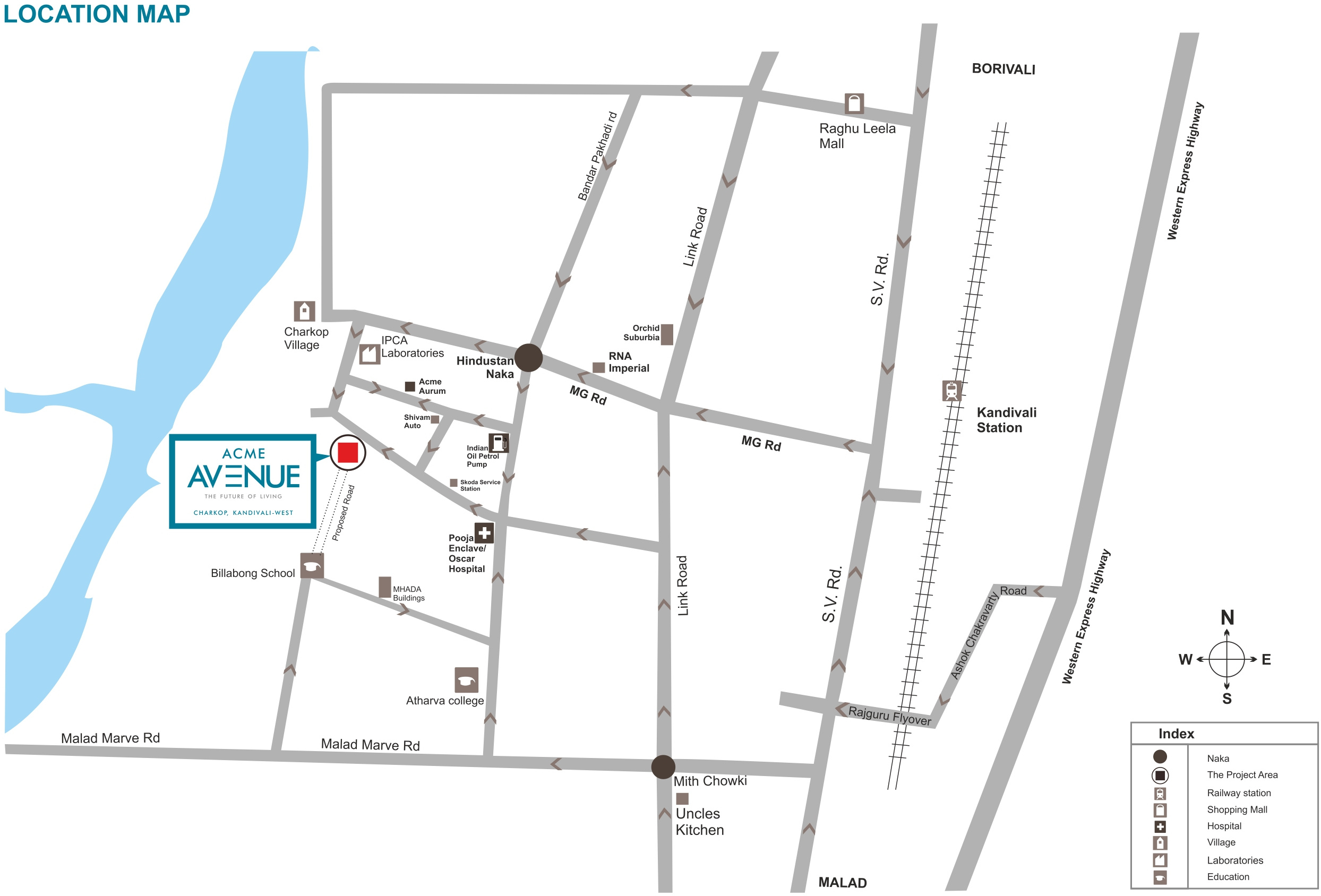 Acme Avenue Location Map