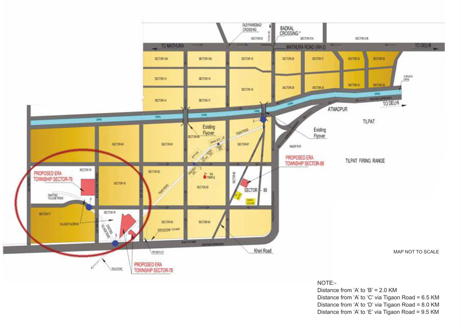 Adel Redwood Residency Location Map