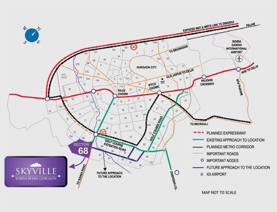 Adel Skyville Location Map
