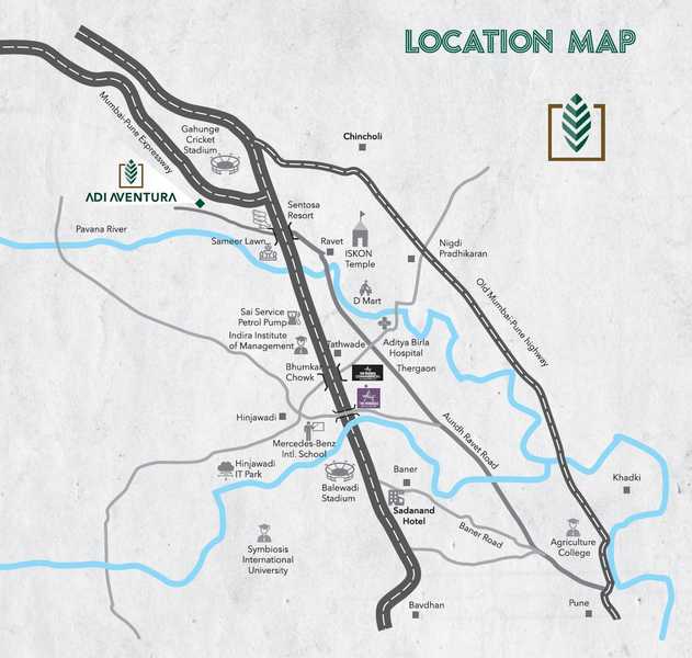 Adi Aventura Location Map