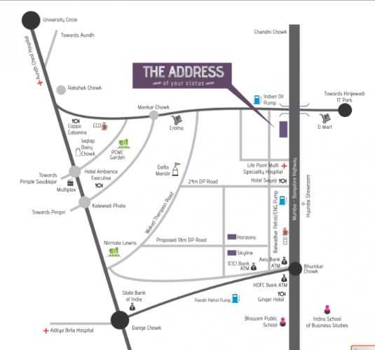 Adi The Address Location Map