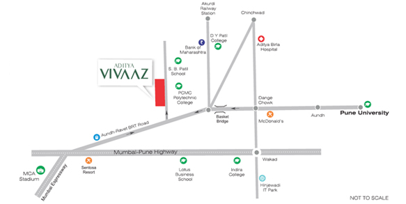 Aditya Vivaaz Location Map