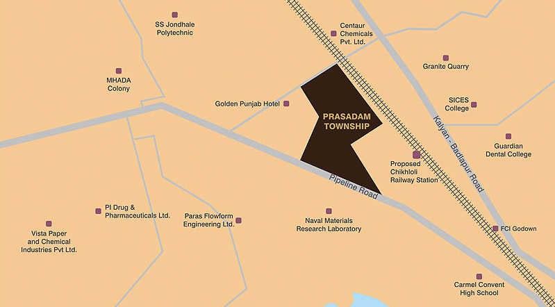 Ahuja Prasadam Location Map
