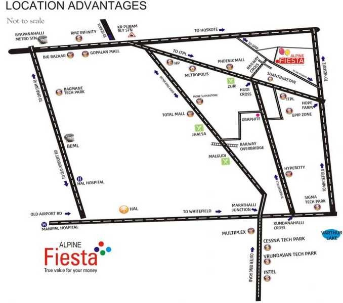 Alpine Fiesta Location Map