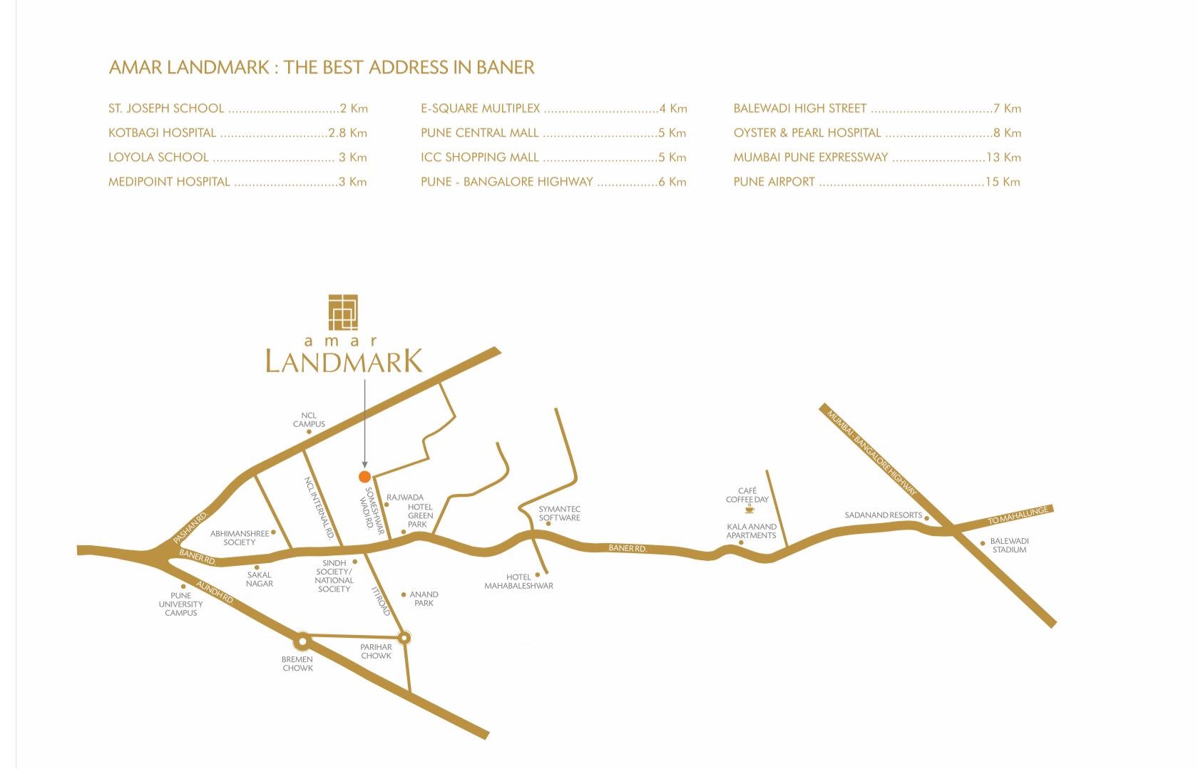 Amar Landmark Location Map