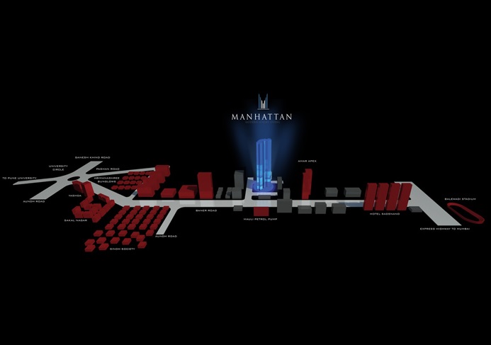 Amar Manhattan Location Map