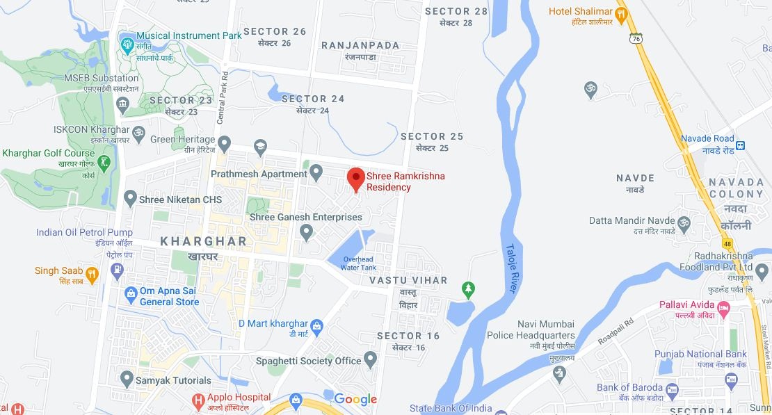 Ambika Shree Ramkrishna Residency Location Map