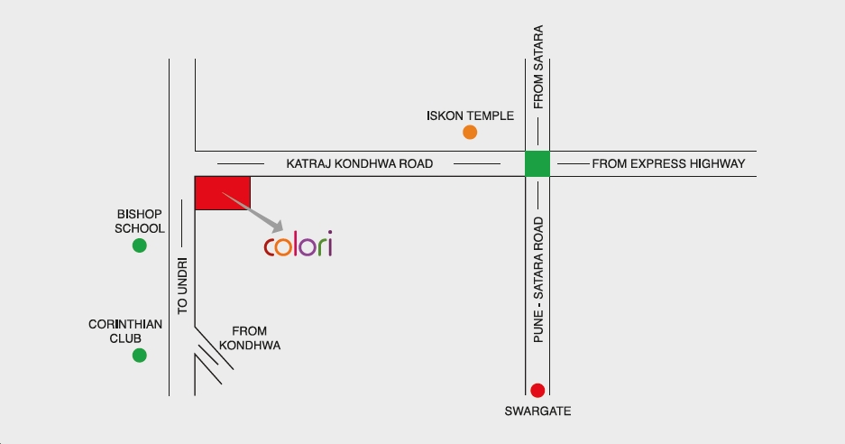 Amit Colori Location Map
