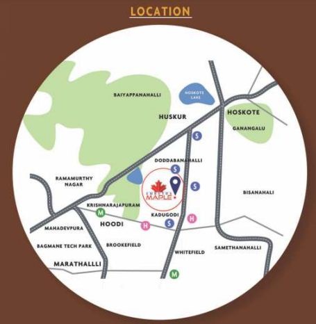 Amrutha Maple Location Map