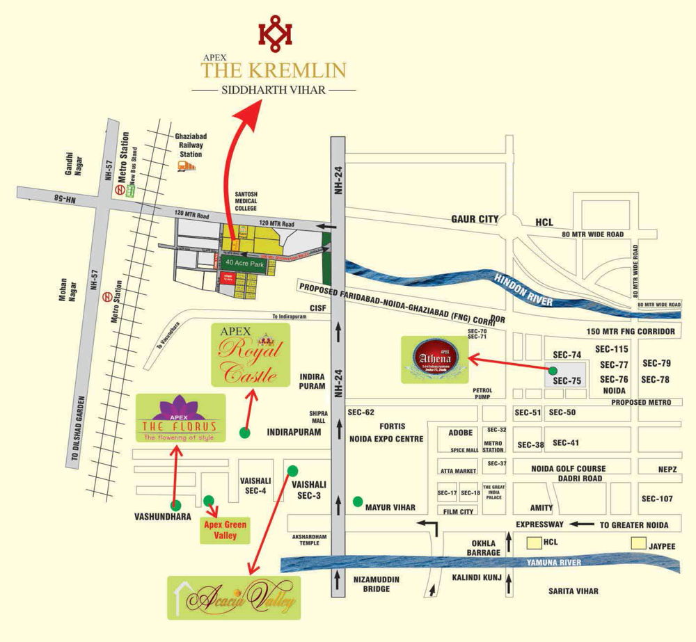 Apex Kremlin Location Map