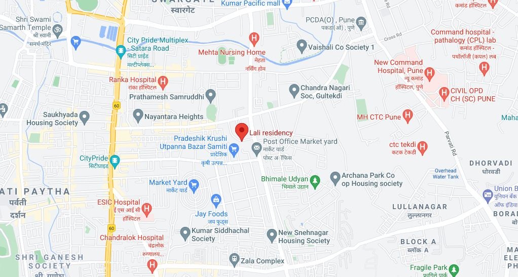 Archana Lali Residency Location Map