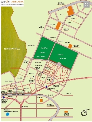 Arihant Abhilasha Location Map