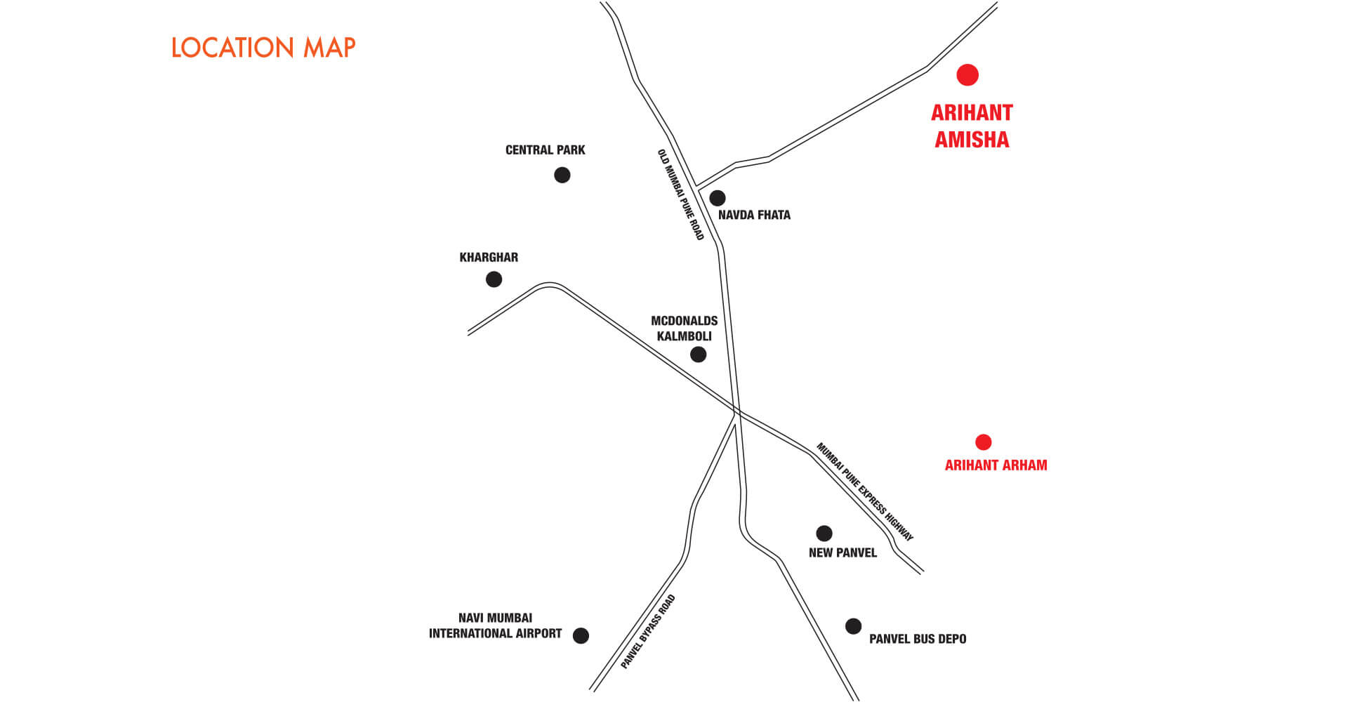 Arihant Amisha Location Map