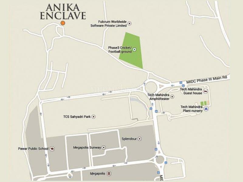 Arun Anika Enclave Location Map