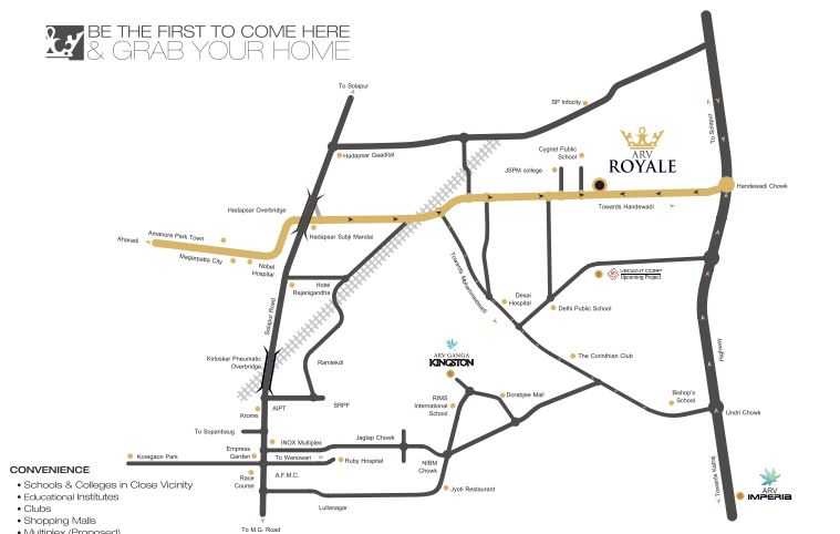 Arv Royale Location Map