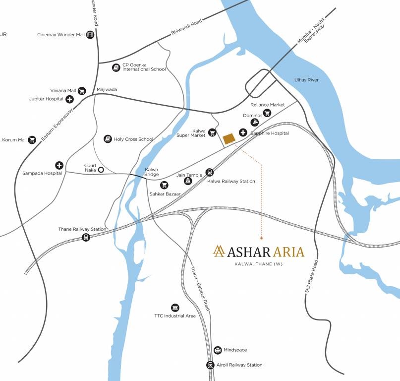 Ashar Aria Location Map
