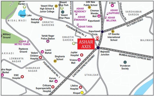 Ashar Axis Location Map