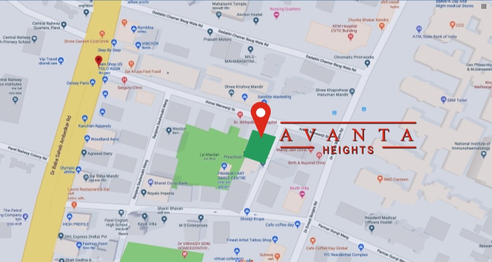 Ashiana Avanta Heights Location Map