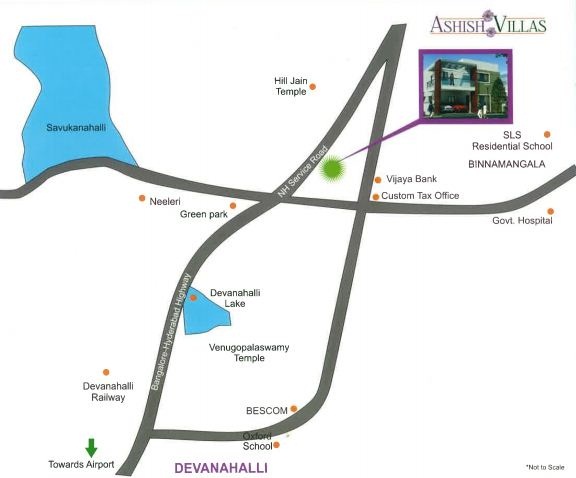 Ashish Villa Location Map