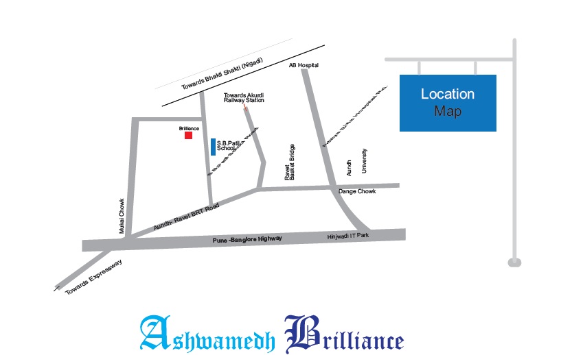 Ashwamedh Brilliance Location Map
