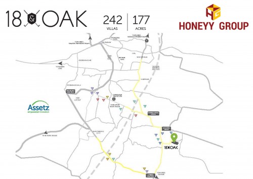 Assetz 18 And Oak Location Map