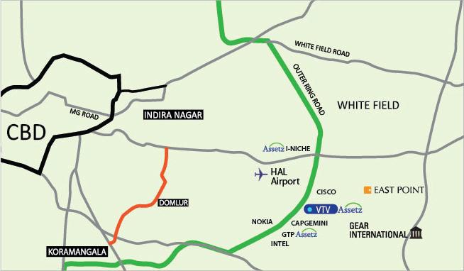 Assetz East Point Location Map