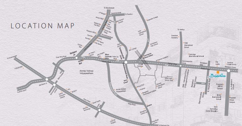 Atco Sapphire Location Map