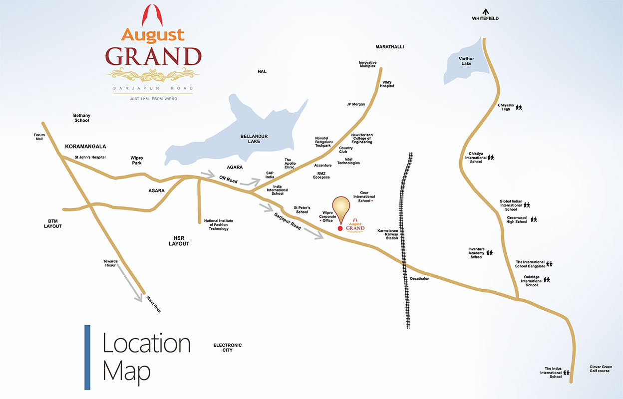 August Grand Location Map